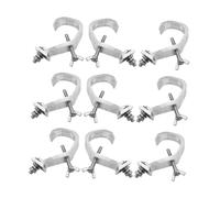 Alipis 9 pièces Crochets Serrage Éclairage Aluminium pour Scène Pinces Robustes Anti-dérapantes Support pour Projecteurs et Têtes Mobiles Montage Fiable pour Lumières Dj et Concerts