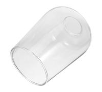 Alipis Abat-jour en Verre de Cloche Transparent pour Douille E27, Diamètre de Fixation 4,5 Cm, Remplacement Suspendre, Lustre et Applique Murale, Diffuseur de Lumière Douce et