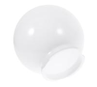 Alipis Abat-jour Globe En Acrylique Lait Blanc 250 Mm De Diamètre, Abat-jour De Lampadaire Pour Extérieur, Protection D'éclairage Mural Pour Terrasse Et Jardin