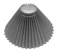 Alipis Abat-Jour Plissé en Tissu Gris Diamètre 40 MM Hauteur Oblique 160 MM pour Lampe de Table et Lampadaire Abat-Jour Vintage Décoratif Diffuseur de Lumière Doux pour Chambre et