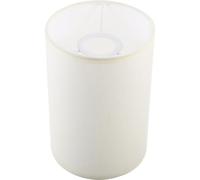 Alipis Abat-jour Rond Tambour pour Lampe Pied E27, Taille Moyenne, Tissu Tc Beige, Structure en Fer, Compatible Lampe de Chevet et Lampadaire, Éclairage Intérieur Salon Chambre,