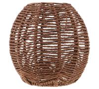 Alipis Abat-jour Tissé Corde Papier Style Bohème pour Suspension Diffuseur de Lumière Perforé Facile à Installer Décor Artisanal pour Salle à Manger et Couloir Intérieur