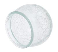 Alipis Abat Jour Verre Craquelé Rond pour Lampe Extérieure Globe Sphérique Translucide Couvercle de Remplacement Décor Jardin Doux