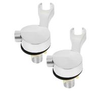 Alipis Accessoire de robinet pour bac à shampoing 2pcs, support de pommeau de pour salon de coiffure, étanche et stable, compatible avec bras de et flexible, pour shampoo