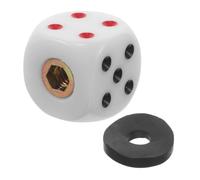 Alipis Accessoire de Support de Cymbale pour Batterie, Rond 30mm Blanc | Bord Arrondi, Structure Épaisse, Marquages Directionnels, pour Cours et Concerts, Compatible avec Pied Double