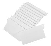 Alipis Accessoires pour Stores Verticaux Lamelles de Remplacement 89 Mm, Plaque de Lestage Robuste pour Stores Verticaux D'intérieur, Installation Facile en Salle de Bain