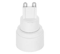 Alipis Adaptateur de Douille G9 vers E14 en Céramique Blanche, Résistant Haute Température, pour Ampoules Intérieures, Compatible Ac100-230v, Transformateur D’éclairage sans Outil,