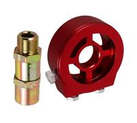Alipis Adaptateur de Plaque Sandwich pour Refroidisseur d'Huile de Voiture Accessoire de Modification Automobile Compatible Jauges de Carburant Facile à Installer Réduit L'Usure du Moteur