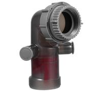 Alipis Adaptateur de Tuyau D'évacuation D'évier Cuisine en Plastique Double Trop-plein Latéral, Clapet Anti-retour Anti-odeurs et Dispositif Anti-refoulement, Raccords de Drainage