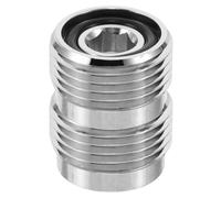 Alipis Adaptateur Valve de Bouteille de Plongée Din vers Étrier 2 Pièces Haute Pression 230 Bar Compact pour Plongée sous-Marine et Expéditions en Eaux Profondes