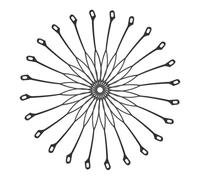 Alipis Aiguilles à Crochet Cheveux 30 Pièces Taille Moyenne En Plastique Portable Pour Dreadlocks Tresses Et Coiffures Chignon Accessoire De Salon Coiffure