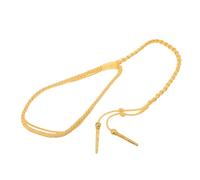 Alipis Aiguillette Tressée Jaune pour Costume - Cordon D’Épaule Rétro en Tissu - Insigne Traditionnel de Performance pour Scène Cosplay et Uniformes de Cérémonie - Accessoire Décoratif