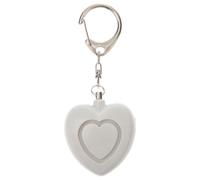 Alipis Alarme Personnelle de Sécurité Forme Cœur avec Lumière LED Blanche Compacte et Portable Alarme D’Urgence pour Femmes Garçon et Filles et Personnes Âgées pour Randonnée