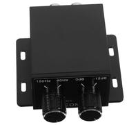 Alipis Amplificateur Audio Voiture Bouton RCA Contrôle Basses Potentiomètre Réglable pour Amélioration Sonore Cinéma Mobile