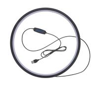 Alipis Anneau Lumineux à LED Porte- à Reflux Support De Brûleur Cascade Décoration De Table Zen