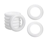 Alipis Anneaux en Mousse Blanche DIY 15 Cm, Lot de 8 Pièces, Fournitures pour Couronnes Créatives, Décoration Mariage et Fête, Accessoires pour Loisirs Créatifs et Projets Artistiques
