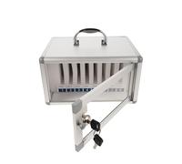 Alipis Armoire de Rangement Téléphone Portable Verrouillable Emplacements Aluminium Transparent avec Clés Coffre Sécurisé pour Classe et Bureau Boîte de Stockage Portable pour Gestion et