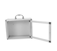 Alipis Armoire Murale Multifonction pour Médicaments et Secours Boîte de Rangement Compacte sans Serrure Adaptée Aux Bureaux Banques et Services Publics