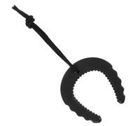 Alipis Arrêt de Porte avec Alarme en Forme de C Noir Bloqueur de Porte de Sécurité pour Protection Anti-pincement des Doigts et Facile à Utiliser pour Urgence et Usage Domestique