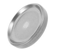 Alipis Assiette Acier Inoxydable Empilable Plateau de Service Vintage Épaissi Assiette Creuse pour Restaurant Cuisine Buffet Viande Fruit Dessert