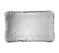 Alipis Assiette en Verre Créative pour Raviolis, Plateau Multifonction Facile à Nettoyer, Style Simple, pour Servir des Amuse-gueules Lors de Nombreuses Occasions
