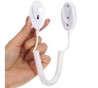 Alipis Attache Télécommande Rétractable en Plastique avec Cordon Auto-Adhésif sans Perforation Support Mural Compact Léger pour Téléviseur Accessoire Pratique Anti-Perte pour Maison et