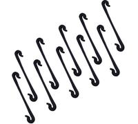 Alipis Attaches de Câble de Jardinage Faciles à Fixer et Robustes en Plastique PP Noir, 200pcs pour Plantes Grimpantes et Supports de Jardin
