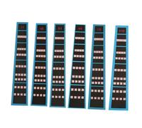 Alipis Autocollants de Touche pour Violon Étiquettes Intonation Durables Guide de Doigté pour Débutants Adhésif Facile à Retirer Apprentissage Rapide Du Manche