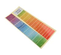 Alipis Autocollants Décoratifs pour Touche de Guitare Acoustique Stickers Arc-ciel pour Instrument de Musique Design Créatif Légers et Faciles à Poser pour Personnalisation Rapide et