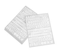 Alipis Autocollants Lettres et Chiffres pour Vêtements Diy, 50 Feuilles Vinyle Autocollantes Lavables et Repositionnables, Adhésif Puissant pour Tissu, Décorations Personnalisées