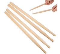 Alipis Baguettes de Batterie en Érable Courtes 295X14Mm Lot de 4 Pièces pour Garçon et Filles Baguettes en Bois Pratiques Adaptées aux Instruments de Percussion pour Débutants et