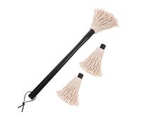 Alipis Balai à Badigeonner Pour Barbecue Brosse à Sauce Manche Bois Outil De Cuisson Balai à Huile Pour Rôtir Accessoire Pratique