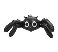 Alipis Ballon Araignée Géant en Aluminium Noir pour Décoration Halloween Ballon Gonflable Effrayant Réutilisable Grosse Décoration Festive pour Fête et Photos Souvenirs