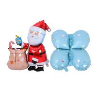 Alipis Ballon Décoration Noël Père Noël Gonflable Debout Accessoires Fête Nouvel An Décorations Magasin Boutique Attractives Installation Rapide Usage Intérieur et Extérieur