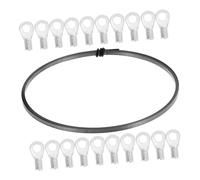 Alipis Bande Chauffante de Remplacement pour Scelleuse Fil Chauffant Résistant Chaleur avec Connecteurs Accessoire Réparation pour Machine à Sous Vide