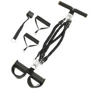 Alipis Bande de Résistance Pédale en Pte et Écume pour Musculation Dos et Triceps, Corde Élastique de Traction Robuste, pour Entraînement Abdominal à Domicile