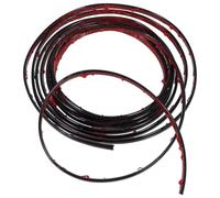 Alipis Bande Décorative Autocollante Noire 5 M pour Murs et Plafonds Moulure Triangulaire Auto-Adhésive en Plastique Solide Finition Murale Propre pour Décoration Intérieure et