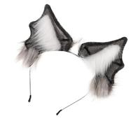 Alipis Bandeau Halloween en Peluche Oreilles de Démon Chauve-souris, Confortable et Décoratif, pour Banquet et Soirée Cosplay, Ne Tombe Pas Facilement