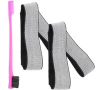 Alipis Bandes Élastiques de Fixation pour Perruques Réglables Lot de 3 set de Pièces Bandeau Élastique Confortable et Antidérapant pour Maintien sans Colle Accessoire Cheveux