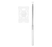 Alipis Barre de Stationnement Télescopique Blanche Outil de Préhension Magnétique Étanche pour Cartes de Péage Perche Ajustable pour Paiement de Parking Automobile Accessoire Voiture