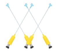 Alipis Barres Stabilisatrices pour Machine à Laver 4 Pièces, Tiges Suspendre Fixes 51 Cm, Couleur Jaune, Accessoire Anti-vibrations pour Lave-linge Domestique, Pièces de Machine