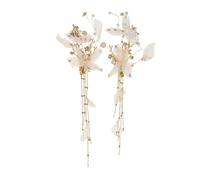 Alipis Barrettes Chinoises Créant de Nouvelles Coiffures en Alliage Rose Lot de 2 Accessoires de Cheveux Pratiques pour Femmes et Filles pour Fêtes et Concours