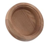 Alipis Base de Râpe Conique en Bois Socle Antidérapant Rond, Facile à Nettoyer, pour Râpe à Fromage à Main Cuisine