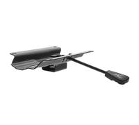 Alipis Base Pivotante en Fer Noir pour Chaise de Bureau Mécanisme Robuste, Conception Rotative et Fixation 14x17,5cm pour Remplacement