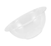 Alipis Bassine en Plastique Transparente à Bord Festonné pour Se Laver le Visage, Forme Ergonomique et Observation Claire, pour Appliquer des Masques Faciaux