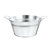 Alipis Bassine Metal Seau à Fleur Seau à Fruits Ferme ? Seaux à Glace Anse Grand Support en Fer Récipient à : Grand