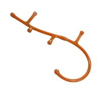 Alipis Bâton de Massage Musculaire Multifonctionnel en Polypropylène Poignée Ergonomique, Outil d'Acupression pour Massage Shiatsu et Soulagement des Douleurs, Maintien Incliné du Bras