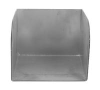 Alipis Bloc de Gouttière en Acier Inoxydable Solide pour Drainage des Eaux Pluviales, Contrôle du Débit D'eau, Protection du Sol, pour Angles de Murs et Cours en Cas de Fortes Pluies