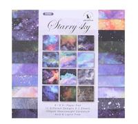 Alipis Bloc de Papier Cartonné Imprimé 15 Cm 24 Feuilles 1 Face pour Scrapbooking et Bricolage Créatif, Papier Motif Fait Maison Albums Photo, Loisirs Créatifs et Décoration Artisanale