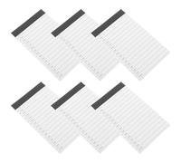 Alipis Bloc-Notes Ligné A7 6 Pièces Petit Carnet de Poche pour Planification Quotidienne Journal Quotidien Compact en Papier Ligné Agenda Portable pour Gestion du Temps et Prise de